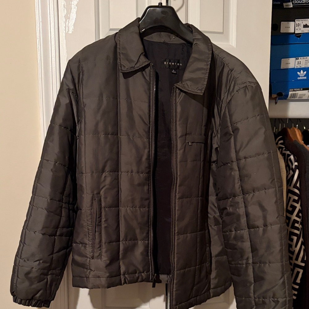 ASOS Charcoal Puffer Jacket